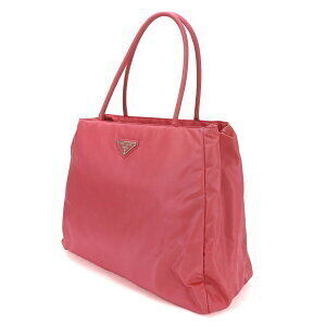 Prada peony Tessuto nylon handbag pink